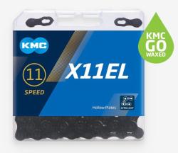 Kmc X11 EL čierny BOX Waxed reťaz