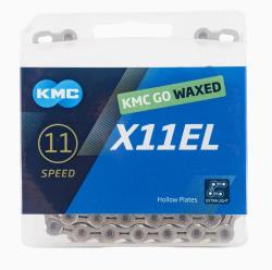 Kmc X11 EL Stříbrný Waxed BOX řetěz Kmc X11 EL Stříbrný Waxed BOX řetěz