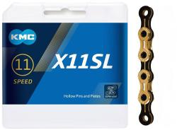 Kmc X11 SL černo/zlatý BOX řetěz Kmc X11 SL černo/zlatý BOX řetěz