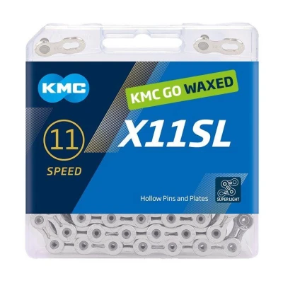 Kmc X11 SL Stříbrný Waxed BOX řetěz