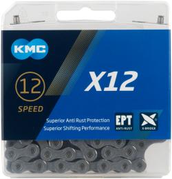 Kmc X12 EPT Nerez Stříbrný BOX řetěz