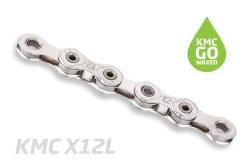 Kmc X12-L Stříbrný Waxed BOX řetěz