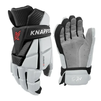 Knapper Hokejbalové rukavice AK5 v2 SR POUZE Senior, bílá, 13 (VÝPRODEJ)