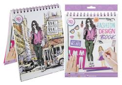 Kniha Módní návrhář Kreativní set modní design návrhářka