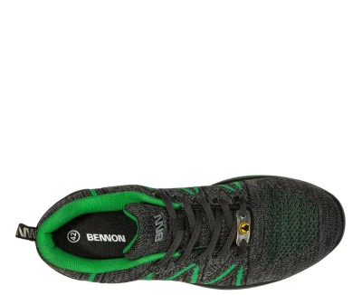 Bennon KNITTER S1 ESD Green Low pracovní obuv
