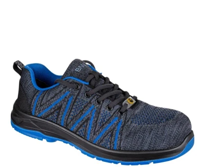 Bennon KNITTER S1 ESD NM 4WIDE Blue Low pracovní obuv