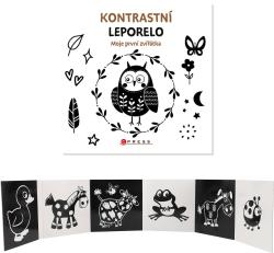 Knížka baby kontrastní leporelo zvířátka pro miminko Knížka baby kontrastní leporelo zvířátka pro miminko