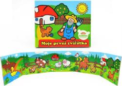 Knížka baby leporelo moje první zvířátka na vesnici skládací knížečka Knížka baby leporelo moje první zvířátka na vesnici skládací knížečka