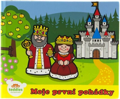 Knížka baby Moje první pohádky 14x11cm leporelo pro miminko