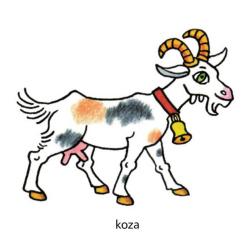 Knížka baby obrázkové leporelo Zvířátka na statku CZ text