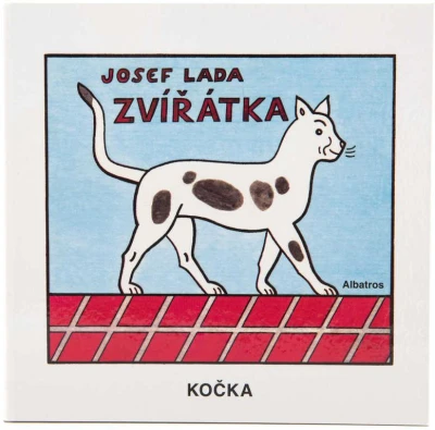 Knížka Josef Lada Zvieratká detské obrázkové leporelo 16x15cm Knížka Josef Lada Zvieratká detské obrázkové leporelo 16x15cm