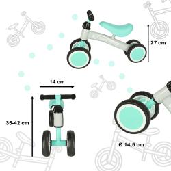 Knoki odrážedlo Trike Fix Tiny, mátová