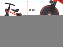 Knoki tříkolka Trike Fix Mini 3V1 červená