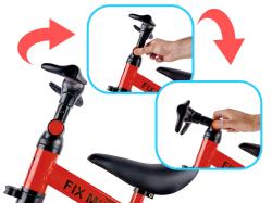 Knoki tříkolka Trike Fix Mini 3V1 červená
