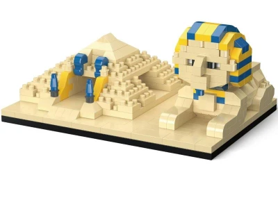 KOCO Stavebnica kocky Pyramída so Sfingou 410d