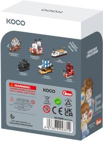 KOCO Stavebnice mini loď Bludný Holanďan 320 dílků plast v krabici