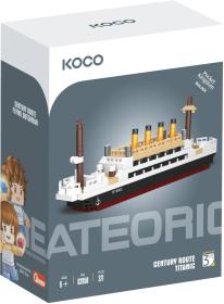 KOCO Stavebnice mini loď Titanic 271 dílků plast v krabici KOCO Stavebnice mini loď Titanic 271 dílků plast v krabici