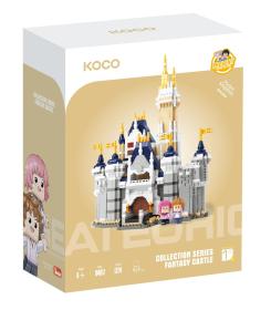 KOCO Stavebnice mini Pohádkový hrad plast 1274ks