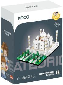 KOCO Stavebnice mini Taj Mahal 539 dílků + 2 figurky plast v krabici