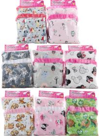Kojenecký set peřinka + polštářek pro panenku miminko se zvířátky 8 druhů Kojenecký set peřinka + polštářek pro panenku miminko se zvířátky 8 druhů