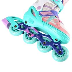 Nils NJ1828A bílo-mátové kolečkové brusle