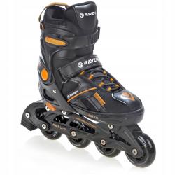 Raven Pulse black/orange dětské kolečkové brusle