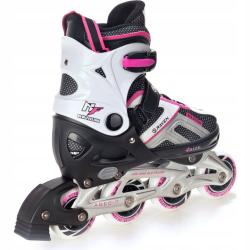 Raven Pulse black/pink dětské kolečkové brusle
