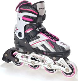 Raven Pulse black/pink dětské kolečkové brusle