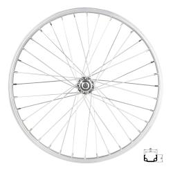 REMERX Koleso predné RMX 21, 406x21, strieborné, náboj F80428