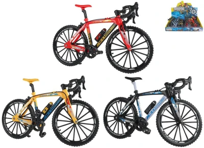 Kolo prstové horské 19cm kovový bicykl realistický vzhled 3 barvy