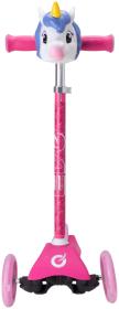 Koloběžka baby dětská Jednorožec LED kolečka na baterie Světlo