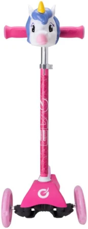Koloběžka baby dětská Jednorožec LED kolečka na baterie Světlo