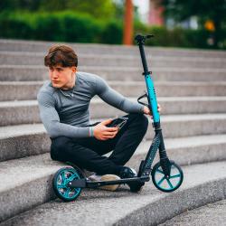 Nils HM124T kolobežka s kotúčovou brzdou tyrkysová