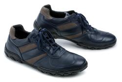 Koma 09M0635 modré pánske nadmerné poltopánky