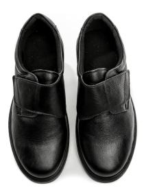 Koma 111222K čierne pánske poltopánky šírka H