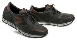 Koma 12M0825 čierno hnedé pánske poltopánky