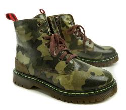 Koma 13D01M5 zelená maskáč kotníčková obuv