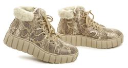 Koma 25D01W9 béžová dámská zimní obuv