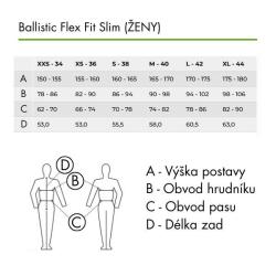 Komperdell Ballistic FlexFit Slim - Women 25/26 jezdecký páteřák + sleva 500,- na příslušenství