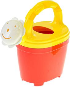 Konvička baby veselá barevná na vodu 16cm s kropítkem 3 barvy plast