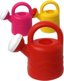 Konvička dětská plastová 16cm 0,6l s růžicí různé barvy