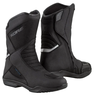 Kore Touring Mid 2.0 Flex Mesh černé boty na motorku + osvěžovač obuvi