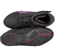 Kore Dámské boty na motorku Velcro 2.0 černo-fialové