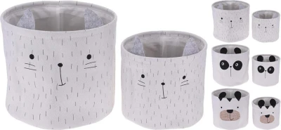 Koš dětský sada 2díl.(22cm,30cm), polyester, mix dekorů Koš dětský sada 2díl.(22cm,30cm), polyester, mix dekorů