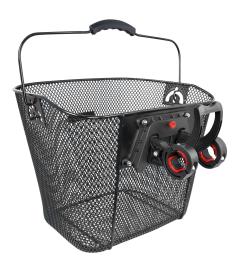 Force Koš na řídítka KLICK 31.8mm, černý Force Koš na řídítka KLICK 31.8mm, černý