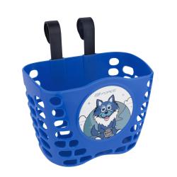 FORCE na řídítka dětský, modrý koš