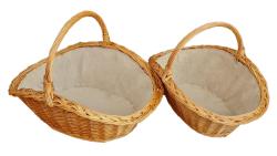 Koš krbový POVROZKOVÝ světlý(obšitý jutou) set 58x35x37,65x42x40cm Koš krbový POVROZKOVÝ světlý(obšitý jutou) set 58x35x37,65x42x40cm