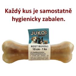 Kost buvolí JUKO Snacks 10 cm (1 ks) (bal. 25 ks) Kost buvolí JUKO Snacks 10 cm (1 ks) (bal. 25 ks)