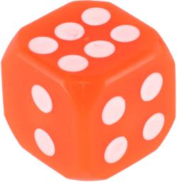 Kostka hrací svítící silikonová barevná neonová na baterie Světlo 6 barev