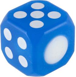 Kostka hrací svítící silikonová barevná neonová na baterie Světlo 6 barev